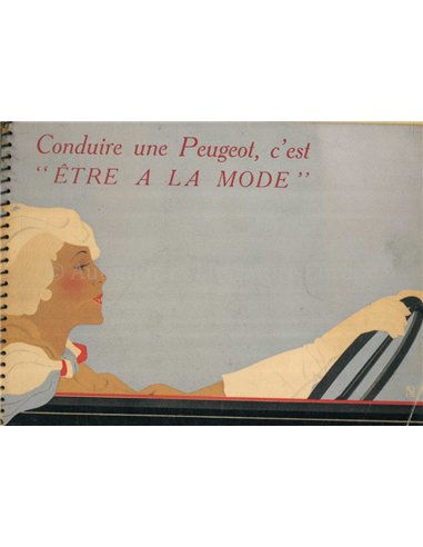 1934 PEUGEOT 201 | 301 BROCHURE FRANS
