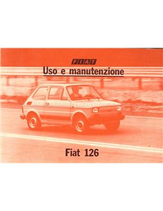 1981 FIAT 126 INSTRUCTIEBOEKJE ITALIAANS