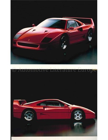 1988 FERRARI F40 PRESSEMAPPE ENGLISCH 477/87