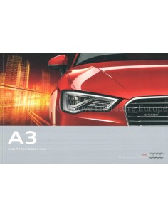 2014 AUDI A3 SPORTBACK E-TRON BROCHURE DUITS