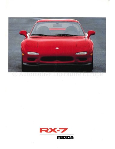 1992 MAZDA RX-7 BROCHURE DUITS