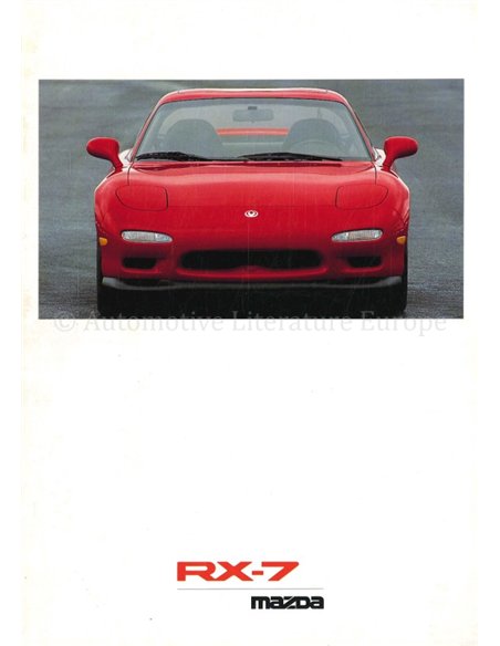 1993 MAZDA RX-7 BROCHURE DUITS