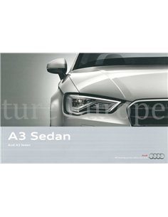 2013 AUDI A3 SEDAN BROCHURE ITALIAANS