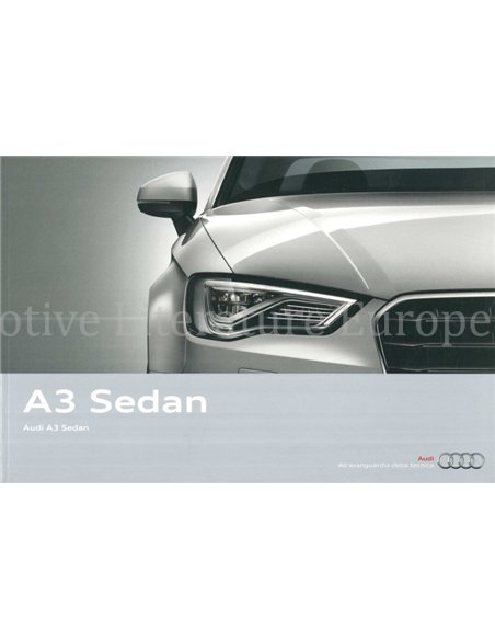 2013 AUDI A3 SALOON BROCHURE ITALIAN