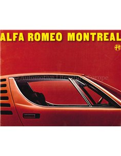 1975 ALFA ROMEO MONTREAL BROCHURE ENGELS