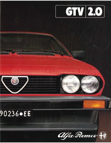 1981 ALFA ROMEO GTV 2.0 PROSPEKT FRANZÖSISCH