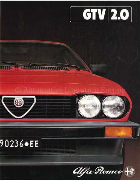 1981 ALFA ROMEO GTV 2.0 BROCHURE FRANS