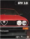 1981 ALFA ROMEO GTV 2.0 PROSPEKT FRANZÖSISCH