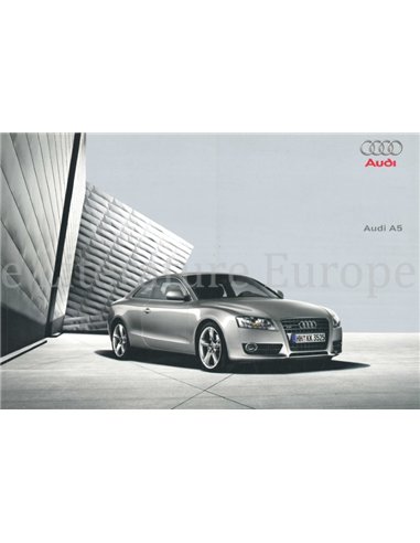 2007 AUDI A5 COUPE BROCHURE FRENCH