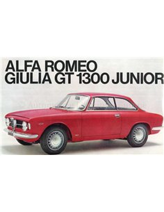 1966 ALFA ROMEO GT 1300 JUNIOR PROSPEKT FRANZÖSISCH
