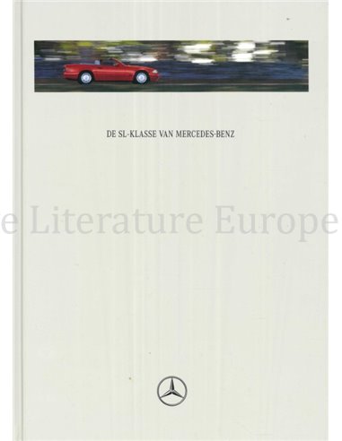 1997 MERCEDES BENZ SL HARDCOVER BROCHURE NEDERLANDS
