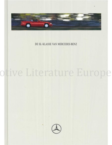 1997 MERCEDES BENZ SL HARDCOVER PROSPEKT NIEDERLÄNDISCH