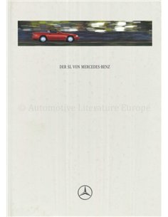 1996 MERCEDES BENZ SL CLASS HARDBACK BROCHURE GERMAN