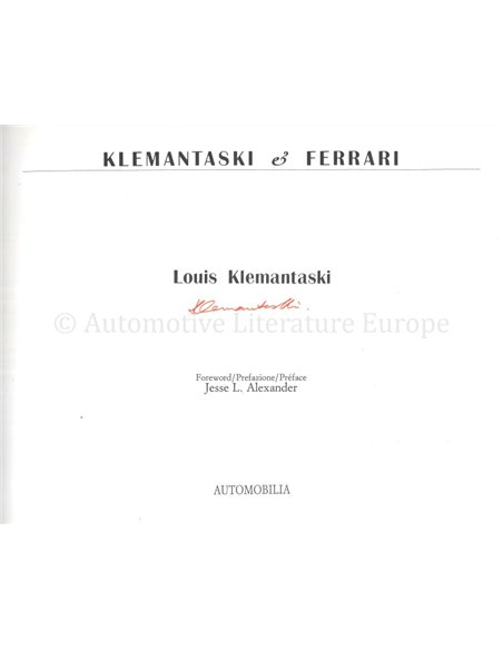 KLEMANTSKI & FERRARI (GESIGNEERD & GELIMITEERD 871/1000)