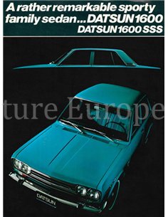 1970 DATSUN 1600 BROCHURE NEDERLANDS