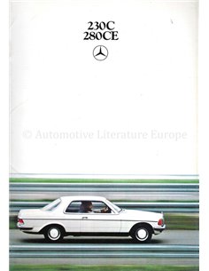 1980 MERCEDES BENZ E KLASSE COUPE PROSPEKT NIEDERLÄNDISCH