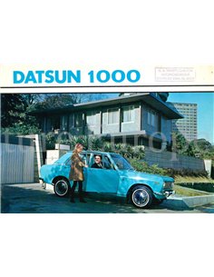1968 DATSUN 1000 PROSPEKT NIEDERLÄNDISCH