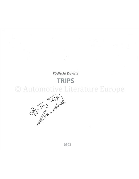 TRIPS, BILDER EINES LEBENS (GESIGNEERD)