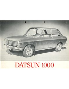 1969 DATSUN 1000 BROCHURE 