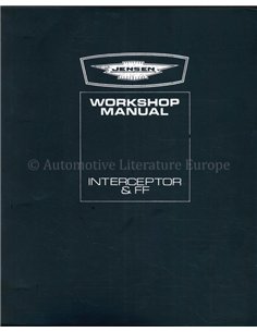 1970 JENSEN INTERCEPTOR | FF WERKSTATTHANDBUCH ENGLISCH
