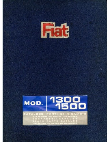 1968 FIAT 1300 1500 ONDERDELENHANDBOEK 