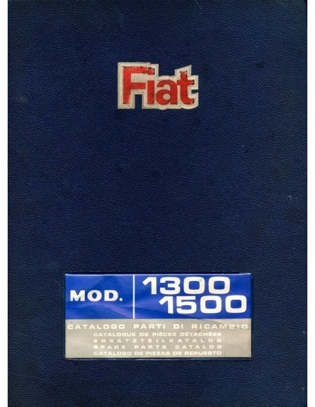 1968 FIAT 1300 1500 ONDERDELENHANDBOEK 