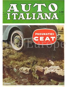 1951 AUTO ITALIANA MAGAZINE 13 ITALIAN