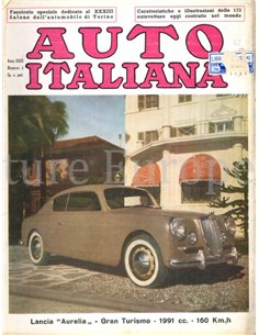 1951 AUTO ITALIANA MAGAZINE 6 ITALIAN