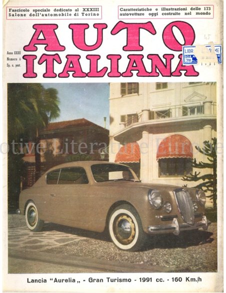 1951 AUTO ITALIANA MAGAZIN 6 ITALIENISCH