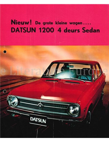 1970 DATSUN 1200 BROCHURE DUTCH