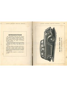 1948 AUSTIN TWELVE | SIXTEEN WERKSTATTHANDBUCH ENGLISCH 2