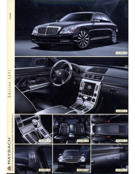 2011 MAYBACH PROGRAMMA PERSMAP FRANKFURT ENGELS