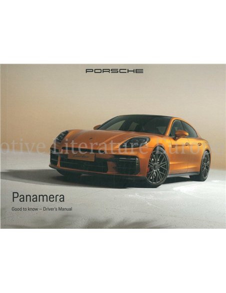 2026 PORSCHE PANAMERA OWNERS MANUAL ENGLISH