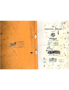 1945 MG MIDGET INSTRUCTIEBOEKJE ENGELS  2
