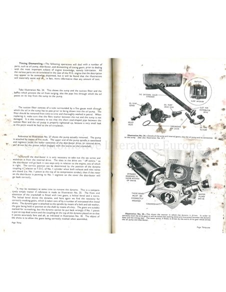 1945 MG MIDGET OWNERS MANUAL ENGLISH 