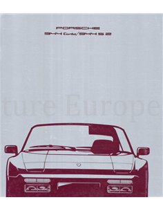 1990 PORSCHE 944 BROCHURE FRENCH