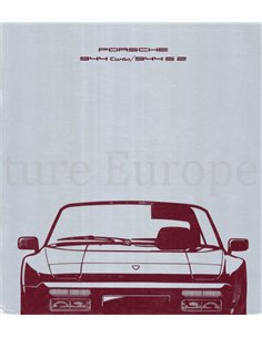 1990 PORSCHE 944 PROSPEKT DEUTSCH