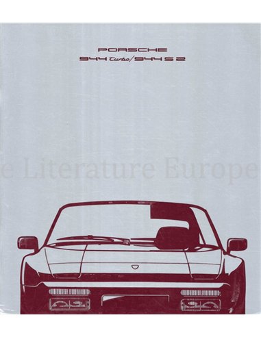 1990 PORSCHE 944 BROCHURE GERMAN
