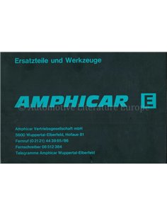 1961-1968 AMPHICAR ONDERDELENHANDBOEK DUITS