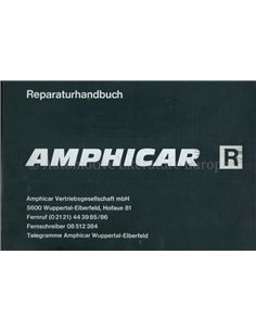 1961-1968 AMPHICAR WERKPLAATSHANDBOEK DUITS
