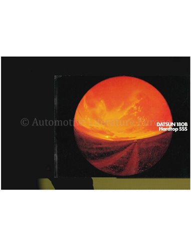 1973 DATSUN 180B BROCHURE NEDERLANDS