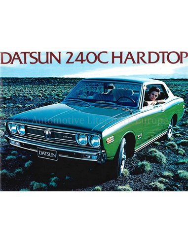 1971 DATSUN 240C HARDTOP PROSPEKT NIEDERLÄNDISCH