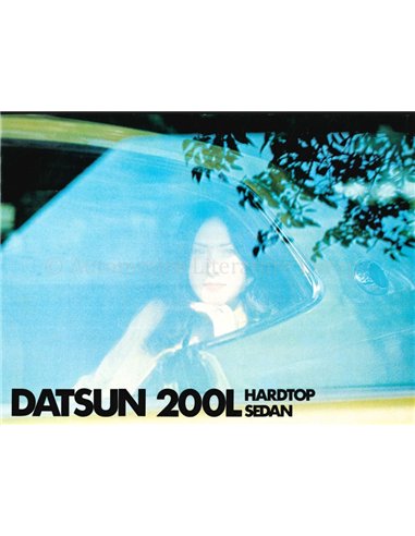 1975 DATSUN 200L BROCHURE NEDERLANDS