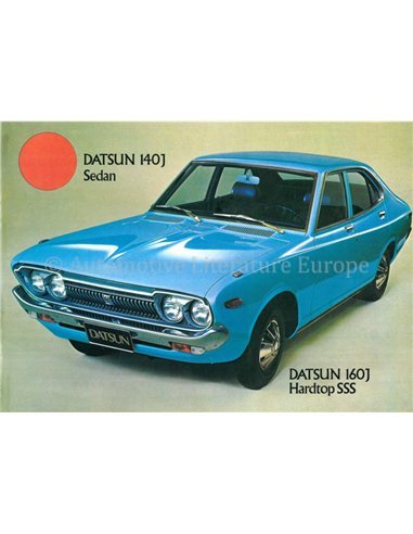 1973 DATSUN 140J | 160J LEAFLET DUTCH