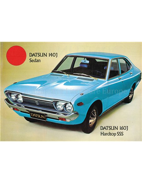 1973 DATSUN 140J | 160J PROSPEKT NIEDERLÄNDISCH