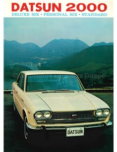 1967 DATSUN 2000 (CEDRIC) BROCHURE ENGELS