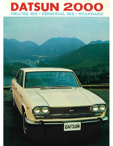 1967 DATSUN 2000 (CEDRIC) BROCHURE ENGLISCH