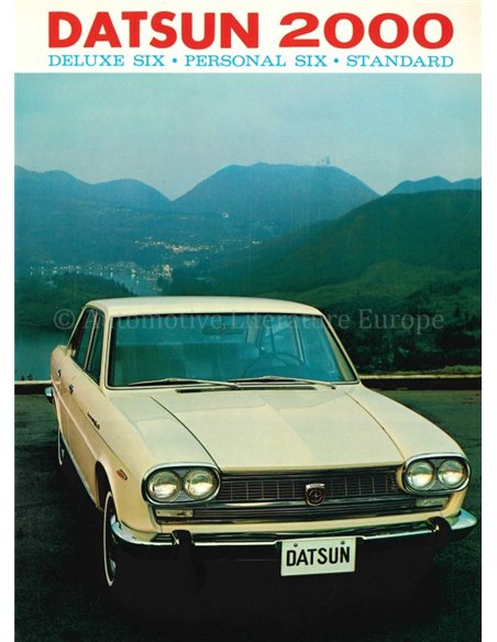 1967 DATSUN 2000 (CEDRIC) BROCHURE ENGLISCH