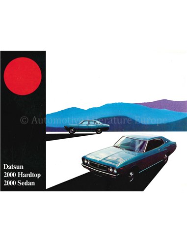 1972 DATSUN 2000 (CEDRIC) BROCHURE DUTCH