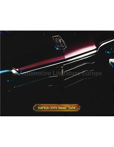 1976 DATSUN 220C DIESEL | 280C BROCHURE DUTCH